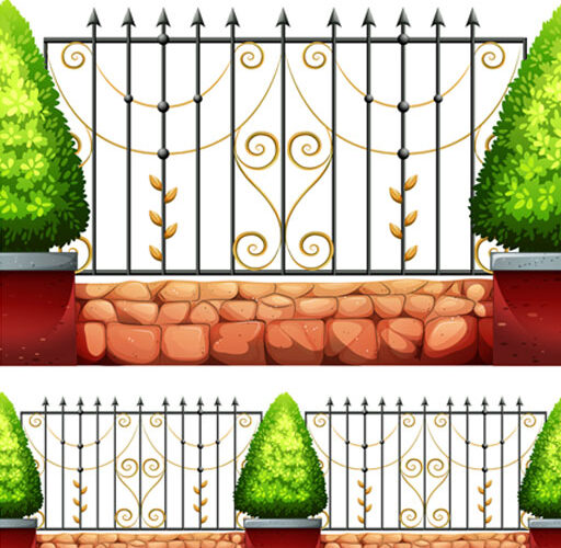 بررسی ویژگی‌ها و کاربرد حفاظ فرفورژه روی دیوار