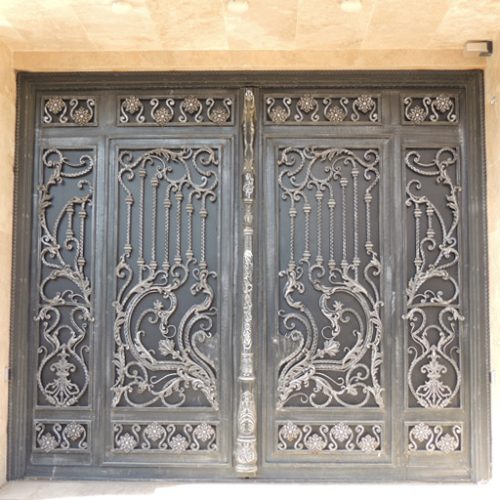 خرید درب یک و نیم لنگه فرفورژه